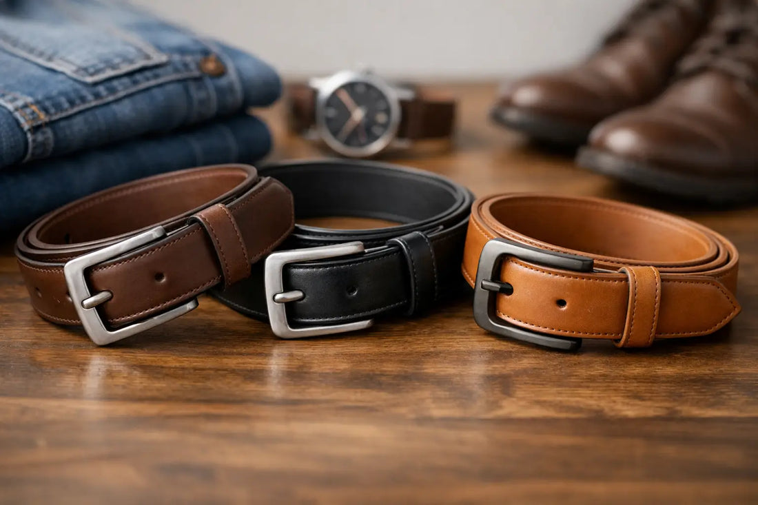 Men's Casual Leather Belts That Work Daily