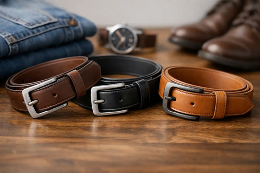 Men's Casual Leather Belts That Work Daily